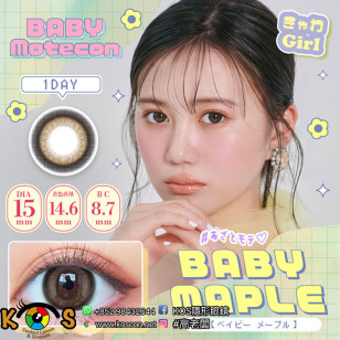 BABY MOTECON 1day Baby Maple ベイビーモテコン ワンデー ベイビーメープル